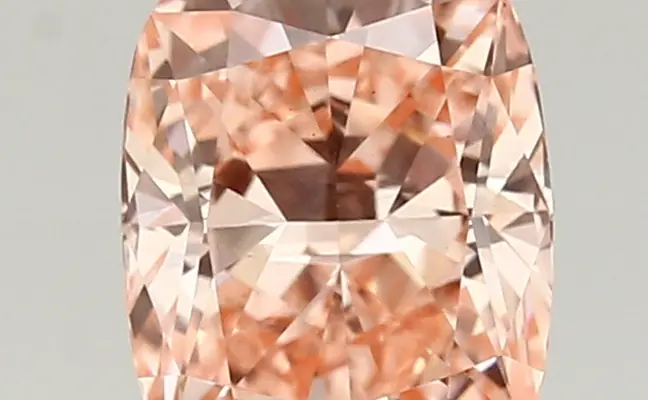 1.24ct FANCY VIVID  PINK VS1 Cushion (IGI)