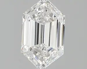 1.23ct D VVS2 Long Hexagon (IGI)