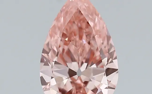 1.22ct FANCY VIVID  PINK VVS2 Pear (IGI)