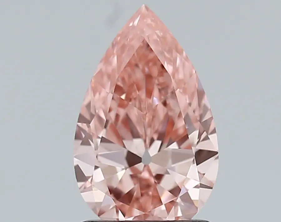 1.22ct FANCY VIVID  PINK VVS2 Pear (IGI)