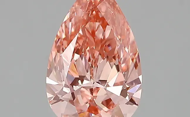 1.19ct FANCY VIVID  PINK VS1 Pear (IGI)