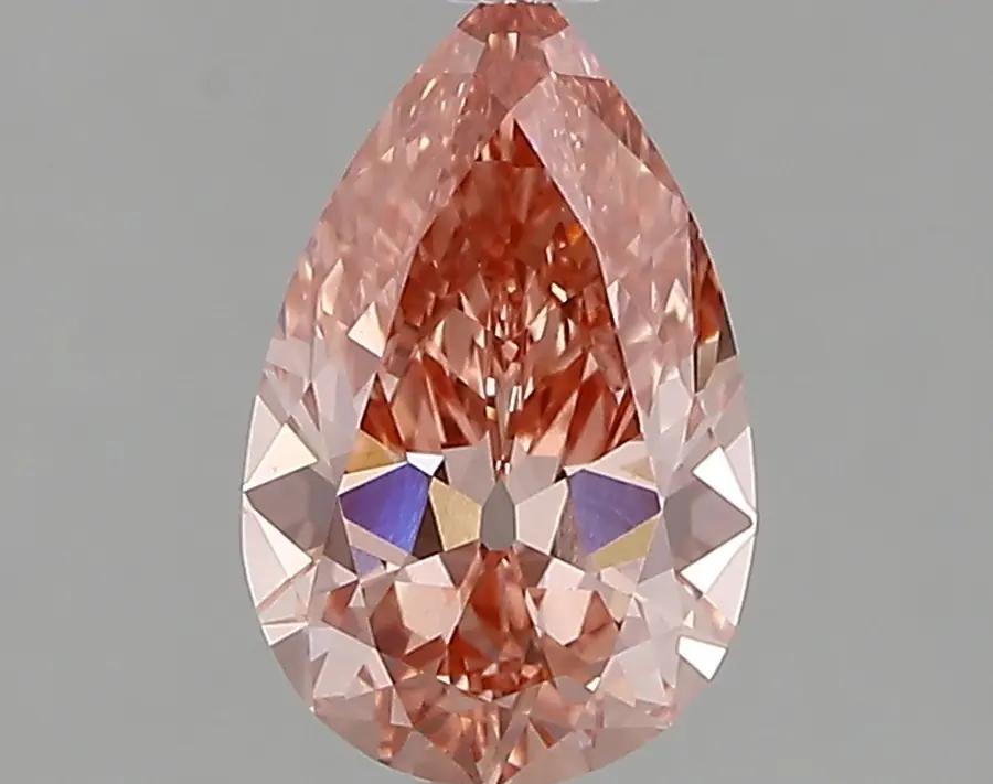 1.18ct FANCY VIVID  PINK VVS2 Pear (IGI)