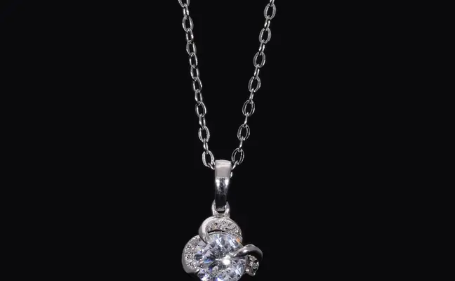 Lab Grown Diamond Halo Solitaire Pendant