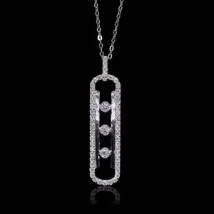 Lab Grown Diamond Twisted Infinity Pendant