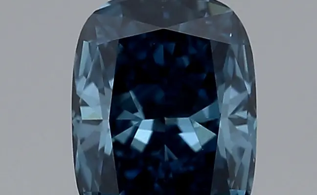 1.15ct FANCY VIVID  BLUE VS1 Cushion (IGI)