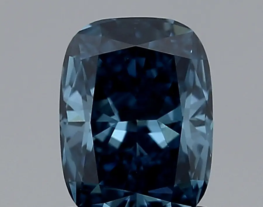 1.15ct FANCY VIVID  BLUE VS1 Cushion (IGI)
