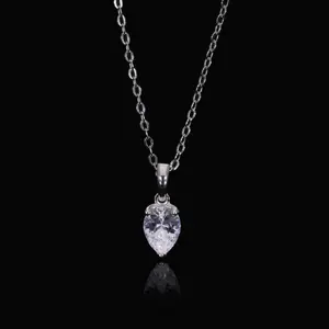 Pear Cut Lab Grown Diamond Pendant