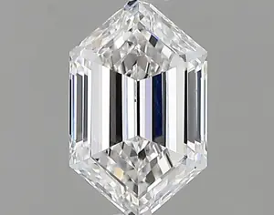 1.14ct D VS1 Long Hexagon (IGI)