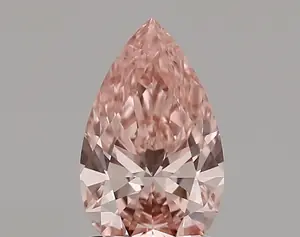 1.12ct FANCY VIVID  PINK VVS2 Pear (IGI)