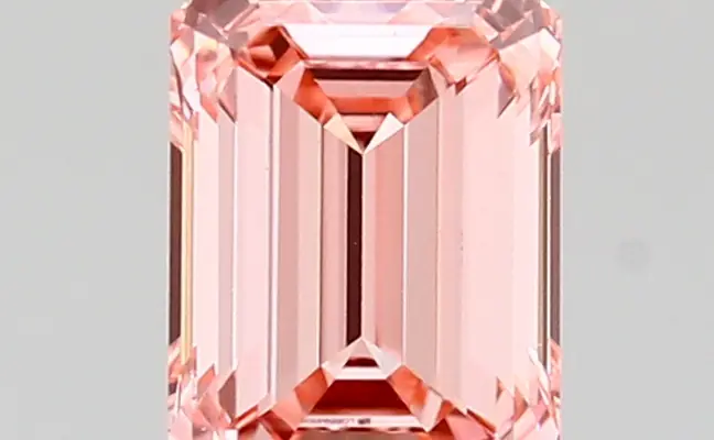 1.12ct FANCY VIVID  PINK VVS2 Emerald (IGI)