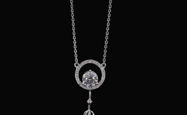Lab Grown Diamond Round Halo Pendant