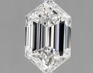 1.12ct D VVS2 Long Hexagon (IGI)