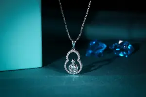 Lab Grown Diamond Snow Man Pendant