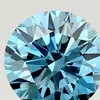 1.11ct FANCY VIVID  BLUE VS2 Round (IGI), image 1