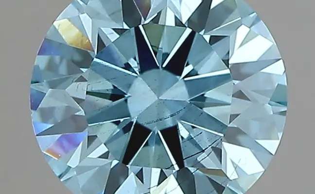 1.05ct FANCY VIVID  BLUE SI1 Round (IGI)