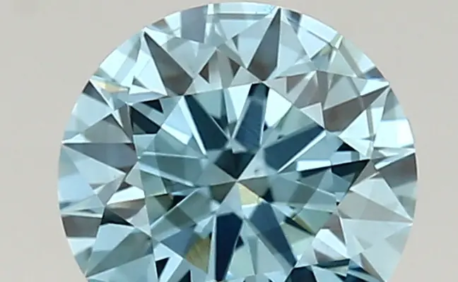 1.05ct FANCY VIVID  BLUE SI1 Round (IGI)