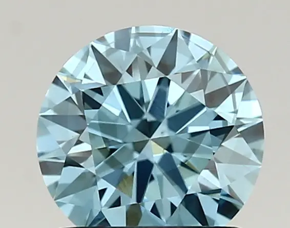 1.05ct FANCY VIVID  BLUE SI1 Round (IGI)