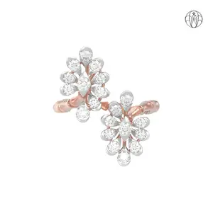 Vedika Ring (CI. Zaveri)-  0.826 CTW 20 PCS VS1 Lab Grown Round Diamond Ring