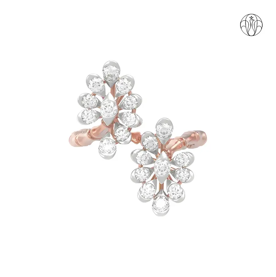 Vedika Ring (CI. Zaveri)-  0.826 CTW 20 PCS VS1 Lab Grown Round Diamond Ring