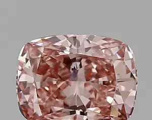 1.03ct FANCY VIVID  PINK VS1 Cushion (IGI)