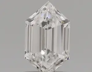 1.03ct D VS1 Long Hexagon (IGI)