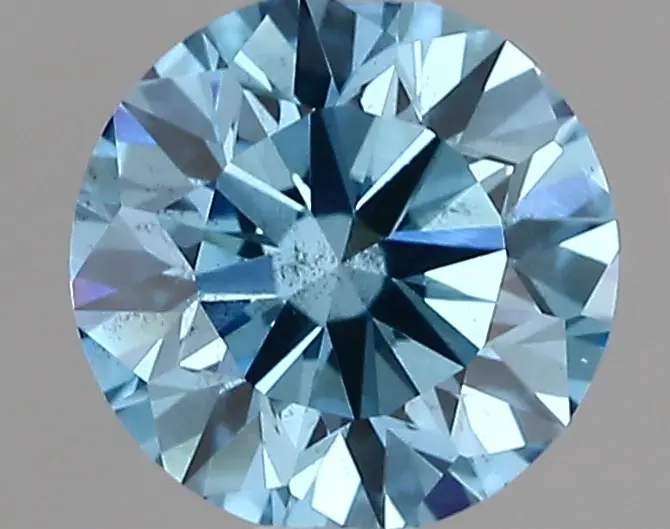 1.03ct FANCY VIVID  BLUE SI2 Round (IGI)