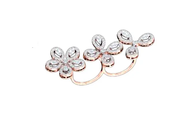 Anushka Ring(CI. Zaveri)- 3.282 CTW 171 PCS VS1 Lab Grown Round Diamond High Jewellery Ring