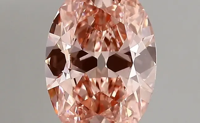 1.02ct FANCY VIVID  PINK VS1 Oval Old Miner (IGI)