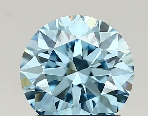1.02ct FANCY VIVID  BLUE SI1 Round (IGI)
