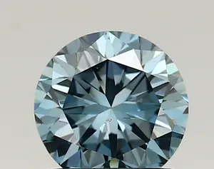 1.01ct FANCY VIVID  BLUE SI1 Round (IGI)