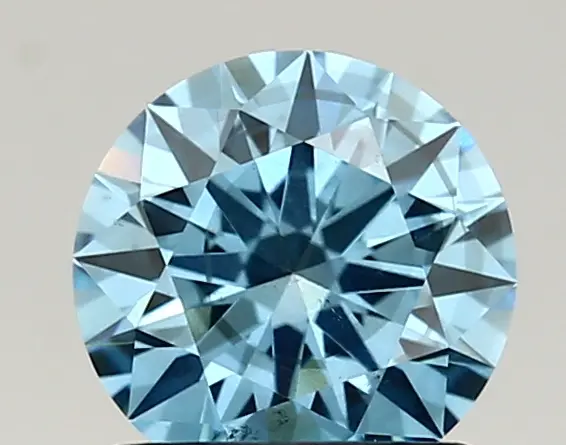 1.01ct FANCY VIVID  BLUE SI1 Round (IGI)
