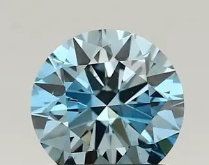 1.01ct FANCY VIVID  BLUE SI1 Round (IGI)
