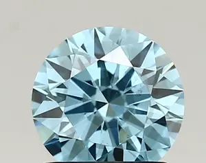 1.01ct FANCY VIVID  BLUE SI1 Round (IGI)