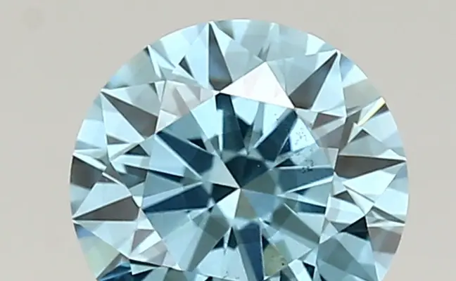 1.01ct FANCY VIVID  BLUE SI1 Round (IGI)