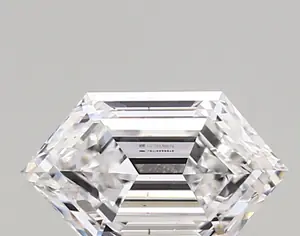 1.01ct D VS1 Long Hexagon (IGI)