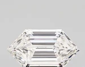 1.01ct D VS2 Long Hexagon (IGI)