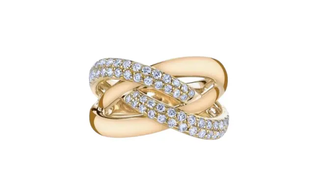 Ananya Ring (CI. Zaveri)- 0.73 CTW 50 PCS VS1 Lab Grown Round Diamond Ring