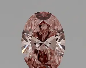 1.00ct FANCY VIVID  PINK VS1 Oval (IGI)