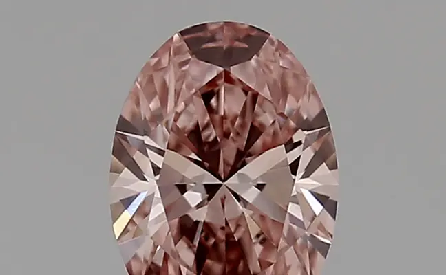 1.00ct FANCY VIVID  PINK VS1 Oval (IGI)