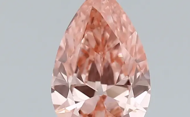 1.00ct FANCY VIVID  PINK VVS2 Pear (IGI)