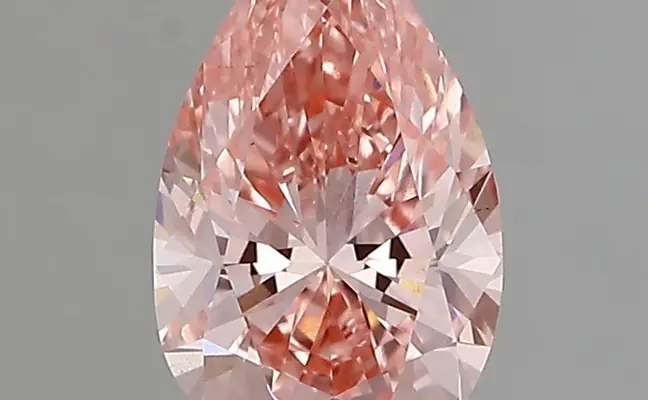 1.00ct FANCY VIVID  PINK VS1 Pear (IGI)