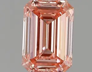 1.00ct FANCY VIVID  PINK VVS2 Emerald (IGI)