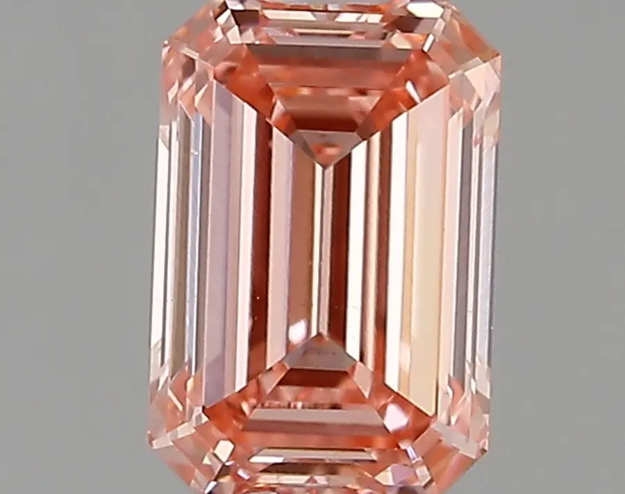 1.00ct FANCY VIVID  PINK VVS2 Emerald (IGI)