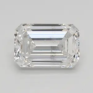 0.99ct F SI1 Emerald (IGI)