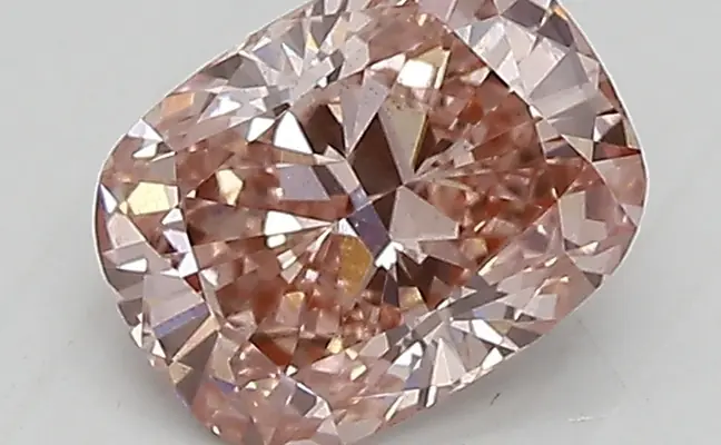 0.98ct FANCY INTENSE  PINK VS2 Cushion (IGI)