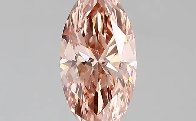 0.98ct FANCY INTENSE  PINK VS1 Marquise (IGI)