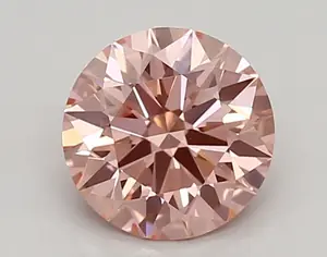 0.97ct FANCY VIVID  PINK VVS2 Round (IGI)