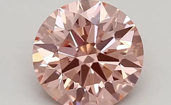 0.97ct FANCY VIVID  PINK VVS2 Round (IGI)