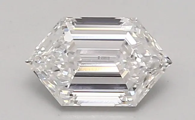 0.96ct D VVS2 Long Hexagon (IGI)