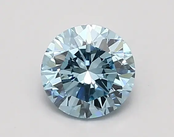 0.96ct FANCY VIVID  BLUE SI1 Round (IGI)